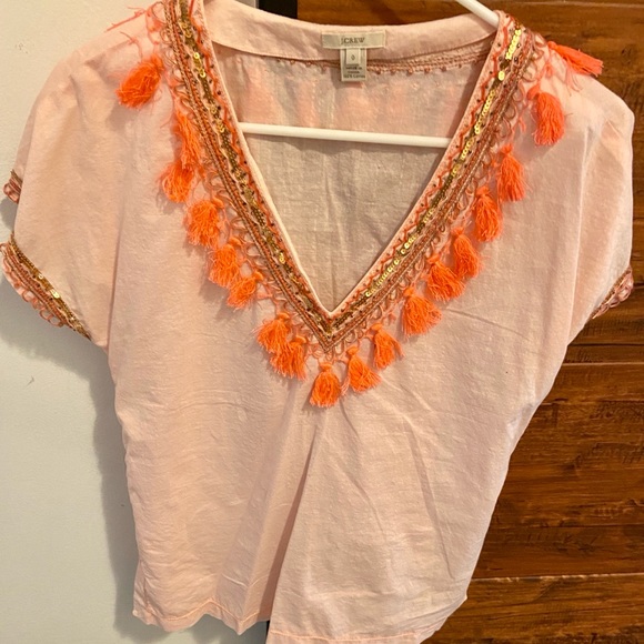 J.Crew tassel top - Picture 3 of 3